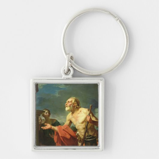Diogenes Asking for Alms, 1767 Sleutelhanger (Voorkant)