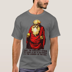 Diogenes Filosofen Wijsheid over eenvoud T-shirt