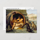 Diogenes van Jean-Leon Gerome Briefkaart (Voorkant / Achterkant)