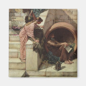 Diogenes van John William Waterhouse Magneet (Voorkant)