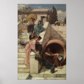 Diogenes van John William Waterhouse Poster (Voorkant)