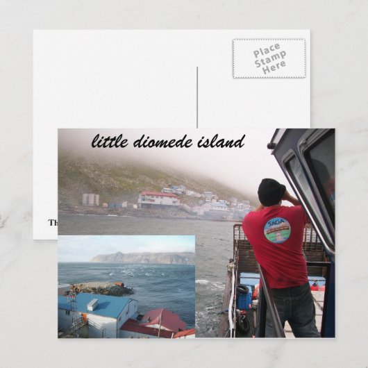 Diomede 4 briefkaart (Voorkant / Achterkant)