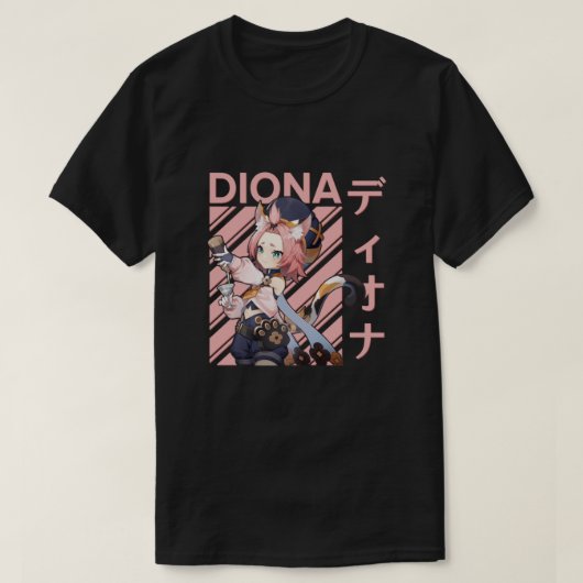 Diona Genshin Impact Classic T-shirt (Design voorkant)