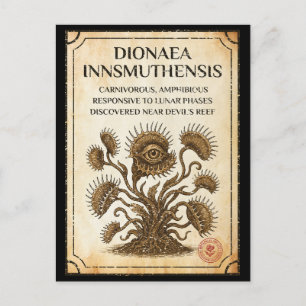Dionaea Insmuthensis - Een nieuwe botanische ontde Feestdagenkaart
