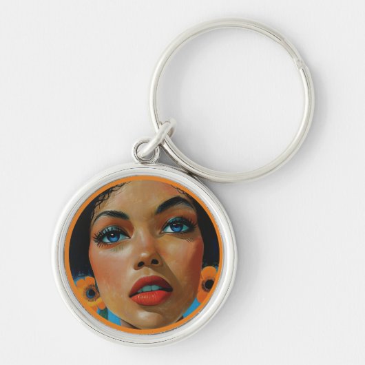 Dionne van KAB Premium Round Sleutelhanger (Voorkant)