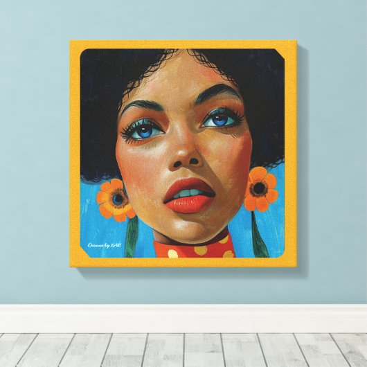 Dionne van KAB Premium Wrapped Canvas (Insitu (Houten vloer))