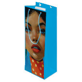 Dionne van KAB Wine Gift Bag Wijn Cadeautas (Achterkant Gekanteld)