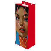 Dionne van KAB Wine Gift Bag Wijn Cadeautas (Achterkant Gekanteld)