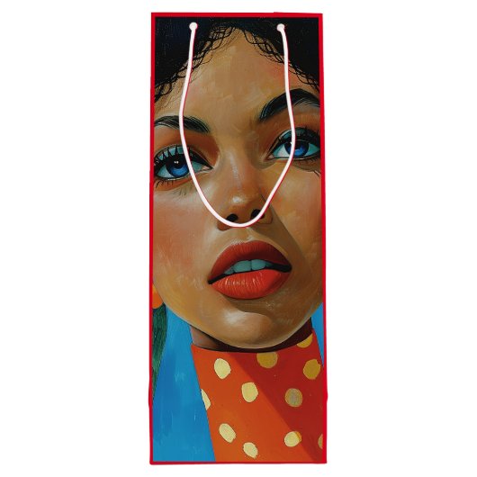 Dionne van KAB Wine Gift Bag Wijn Cadeautas (Achterkant)