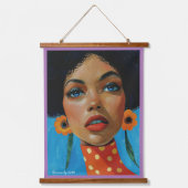 Dionne van KAB Wood Topped Wall Tapestry Hangend Wandkleed (Voorkant)