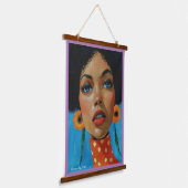 Dionne van KAB Wood Topped Wall Tapestry Hangend Wandkleed (Gebogen)