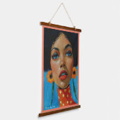 Dionne van KAB Wood Topped Wall Tapestry Hangend Wandkleed (Gebogen)