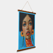 Dionne van KAB Wood Topped Wall Tapestry Hangend Wandkleed (Gebogen)