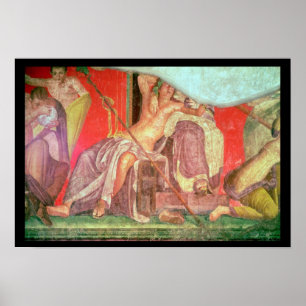 Dionysian Entourage met Dionysus Poster