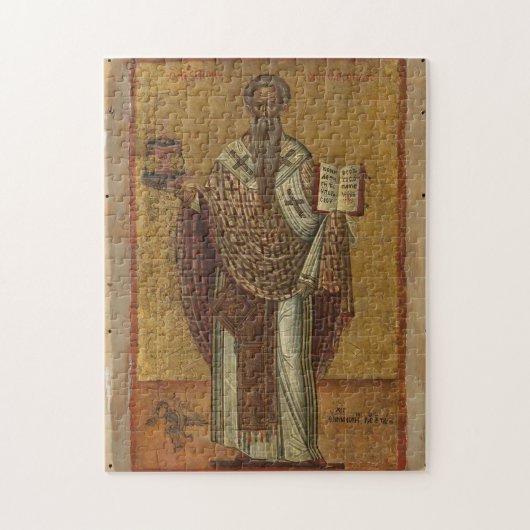 Dionysius de Areopagiet door Emmanuel Tzanes Legpuzzel (Verticaal)