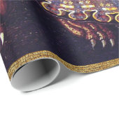 DIONYSOS MET EEN GROOTSCHALIGE LEOPARD Griekse moz Cadeaupapier (Rol Hoek)