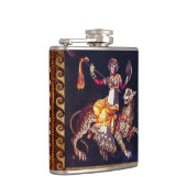 DIONYSOS MET EEN GROOTSCHALIGE LEOPARD Griekse moz Heupfles (Rechts)