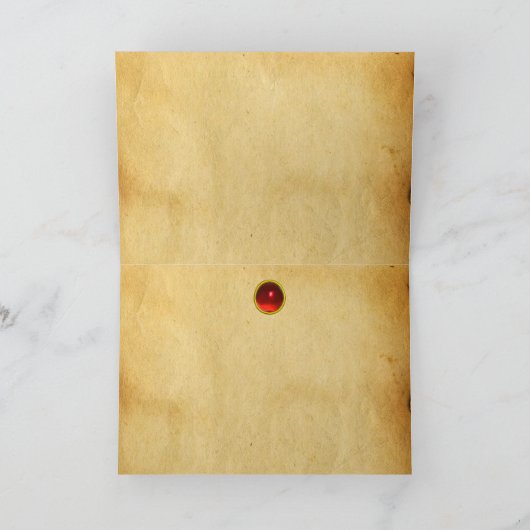 DIONYSOS MET EEN GROOTSCHALIGE LEOPARD Griekse moz Kaart (Binnen)