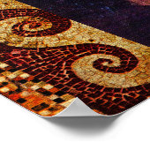 DIONYSOS MET EEN GROOTSCHALIGE LEOPARD Griekse moz Poster (Hoek)