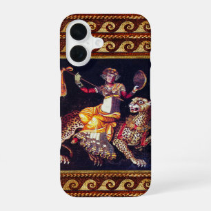 DIONYSOS MET EEN SPEER RIDEND OP LUIPAARD Griekse iPhone 16 Hoesje