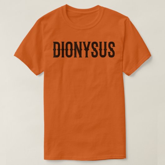 Dionysus Costume T-shirt (Design voorkant)