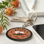 Dionysus Cup: Griekse God op Scheepslijnen en dolf Sleutelhanger (Zijkant)