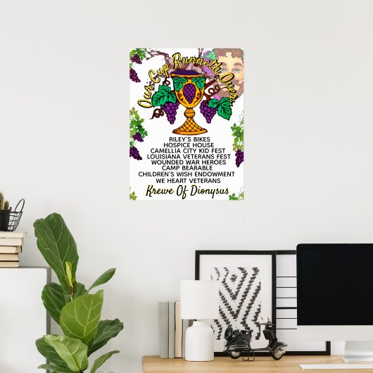 Dionysus Cup Runneth Over 2 Poster KOD 72marketing (Thuiskantoor)