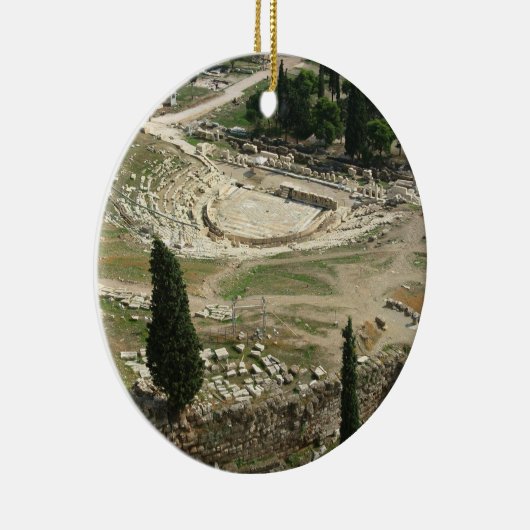 Dionysus Eleuthereus Theater Keramisch Ornament (Rechts)