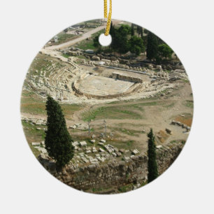 Dionysus Eleuthereus Theater Keramisch Ornament