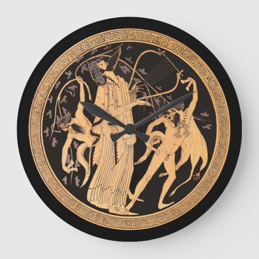 Dionysus en de Satyrs Grote Klok (Voorkant)