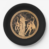 Dionysus en de Satyrs Papieren Bordje (Voorkant)