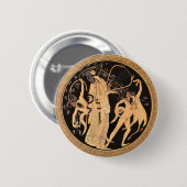 Dionysus en de Satyrs Ronde Button 5,7 Cm (Voorkant /achterkant)