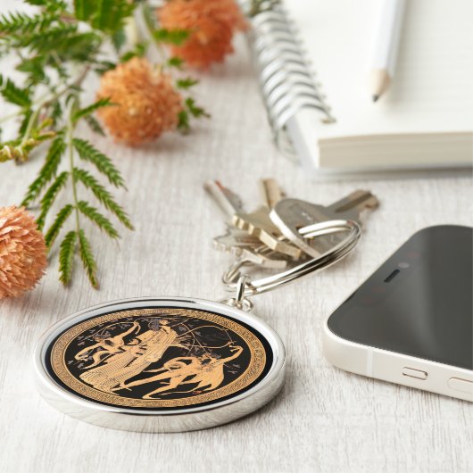 Dionysus en de Satyrs Sleutelhanger (Zijkant)