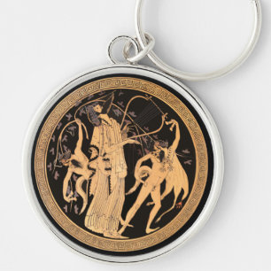 Dionysus en de Satyrs Sleutelhanger