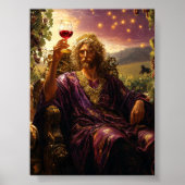 Dionysus, God van wijn en plezier Poster (Voorkant)