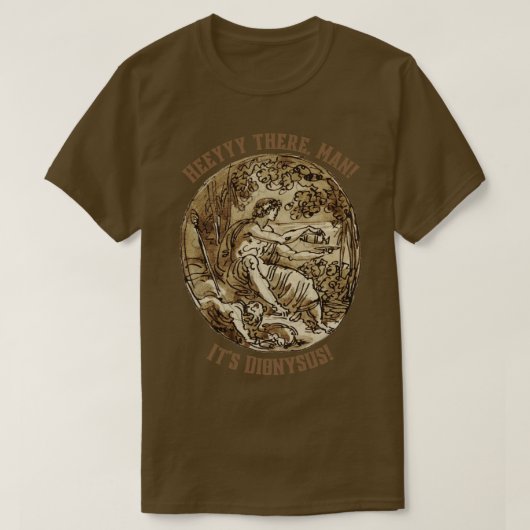 Dionysus Grieks Mythologie Shirt Esthetisch H (Design voorkant)