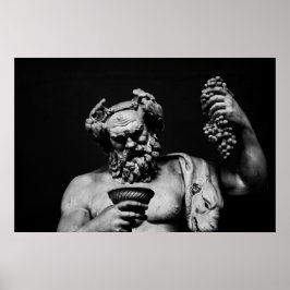 Dionysus met goblet poster
