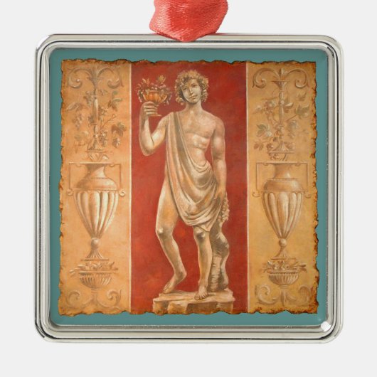 Dionysus met Urns Metalen Ornament (Voorkant)