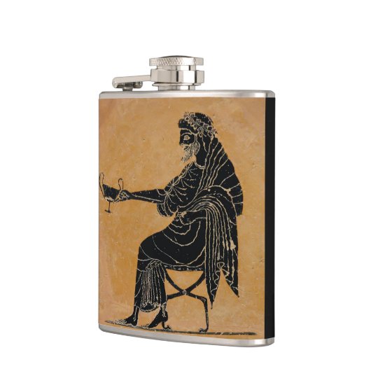 Dionysus met Wijnbeker Heupfles (Links)