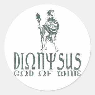 Dionysus Ronde Sticker
