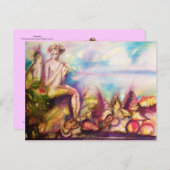 DIONYSUS, Vloeistof met zeeschalen en -vruchten Briefkaart (Voorkant / Achterkant)