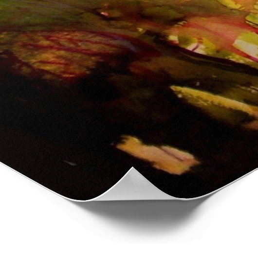 DIONYSUS, Vloeistof met zeeschalen en -vruchten Poster (Hoek)