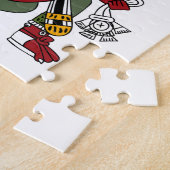 Dios Azteca  Quetzalcóatl Legpuzzel (Zijkant)