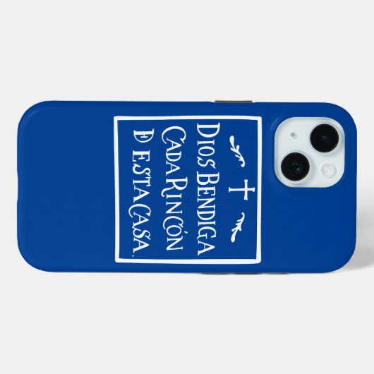 Dios bendiga cada rincon Case-Mate iPhone case (Achterkant (horizontaal))