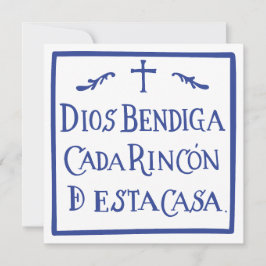 Dios bendiga cada rincon feestdagenkaart
