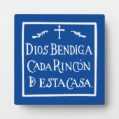 Dios bendiga cada rincon fotoplaat (Voorkant)