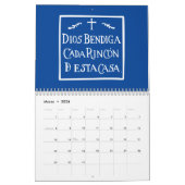 Dios bendiga cada rincon kalender (Mar 2026)