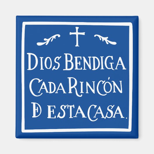 Dios bendiga cada rincon magneet (Voorkant)