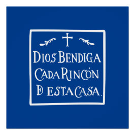 Dios bendiga cada rincon perfect poster