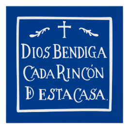 Dios bendiga cada rincon perfect poster